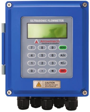Arrowmech AUFM-100 ultrasonic flow meter, wall-mounted transmitter unit